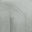 vidaXL világosszürke bársony dönthető fotel