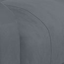 vidaXL sötétszürke bársony dönthető fotel