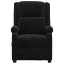 vidaXL fekete bársony dönthető fotel