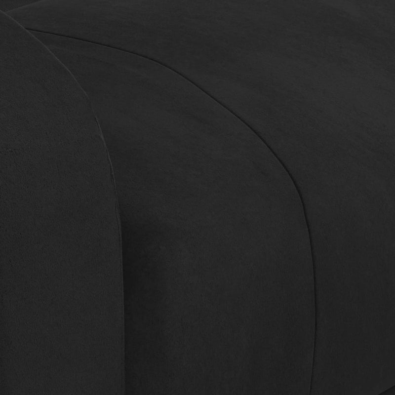 vidaXL fekete bársony dönthető fotel