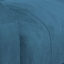 vidaXL kék bársony dönthető fotel