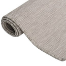 vidaXL világosszürke lapos szövésű kültéri szőnyeg 200 x 280 cm