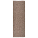 vidaXL barna lapos szövésű kültéri szőnyeg 80 x 250 cm