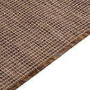 vidaXL barna lapos szövésű kültéri szőnyeg 120 x 170 cm