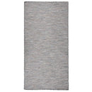 vidaXL barna-kék lapos szövésű kültéri szőnyeg 100 x 200 cm