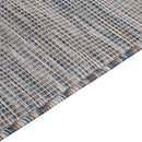 vidaXL barna-kék lapos szövésű kültéri szőnyeg 140 x 200 cm