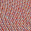vidaXL piros lapos szövésű kültéri szőnyeg 80 x 250 cm
