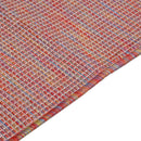 vidaXL piros lapos szövésű kültéri szőnyeg 140 x 200 cm