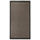 vidaXL sötétbarna lapos szövésű kültéri szőnyeg 80 x 150 cm