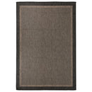 vidaXL sötétbarna lapos szövésű kültéri szőnyeg 160 x 230 cm