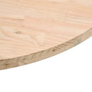 vidaXL tömör fenyőfa asztallap Ø70 x 2,5 cm