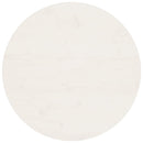 vidaXL fehér tömör fenyőfa asztallap Ø70 x 2,5 cm