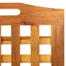vidaXL 3 paneles tömör akácfa térelválasztó 121,5 x 2 x 115 cm