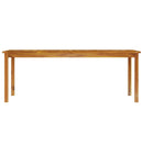 vidaXL tömör akácfa kerti asztal 200 x 100 x 74 cm