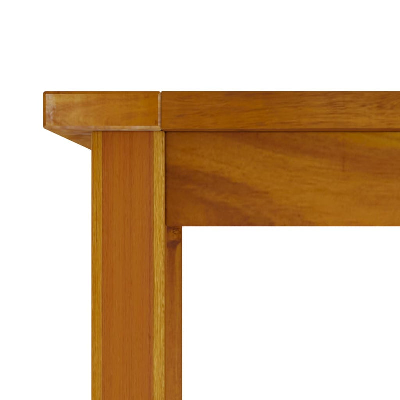 vidaXL tömör akácfa kerti asztal 200 x 100 x 74 cm