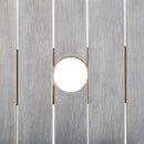 vidaXL szürke tömör akácfa kerti asztal 200 x 100 x 75 cm