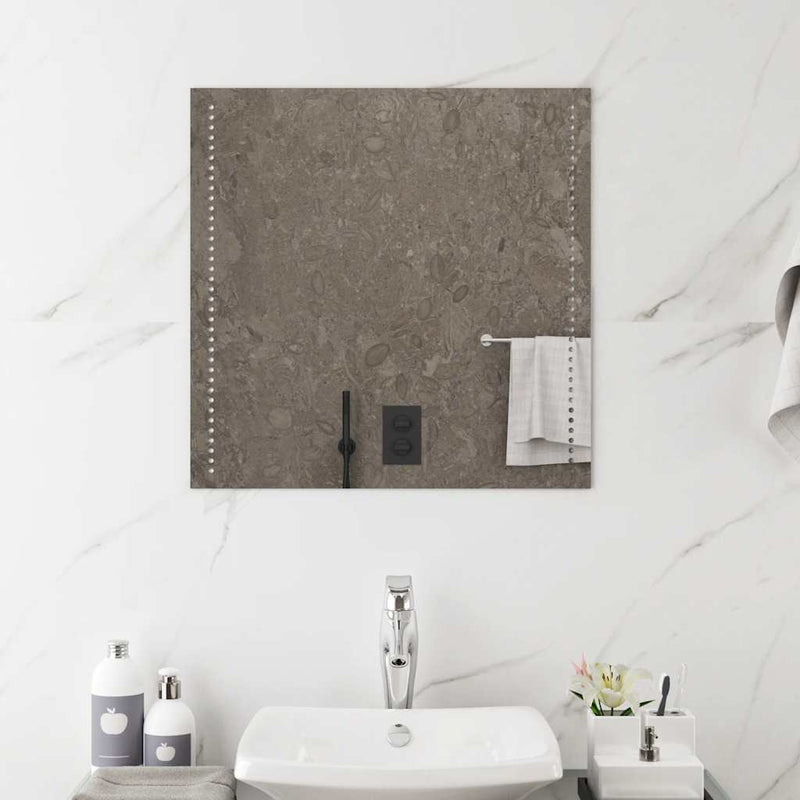 vidaXL LED-es fürdőszobatükör 60x60 cm