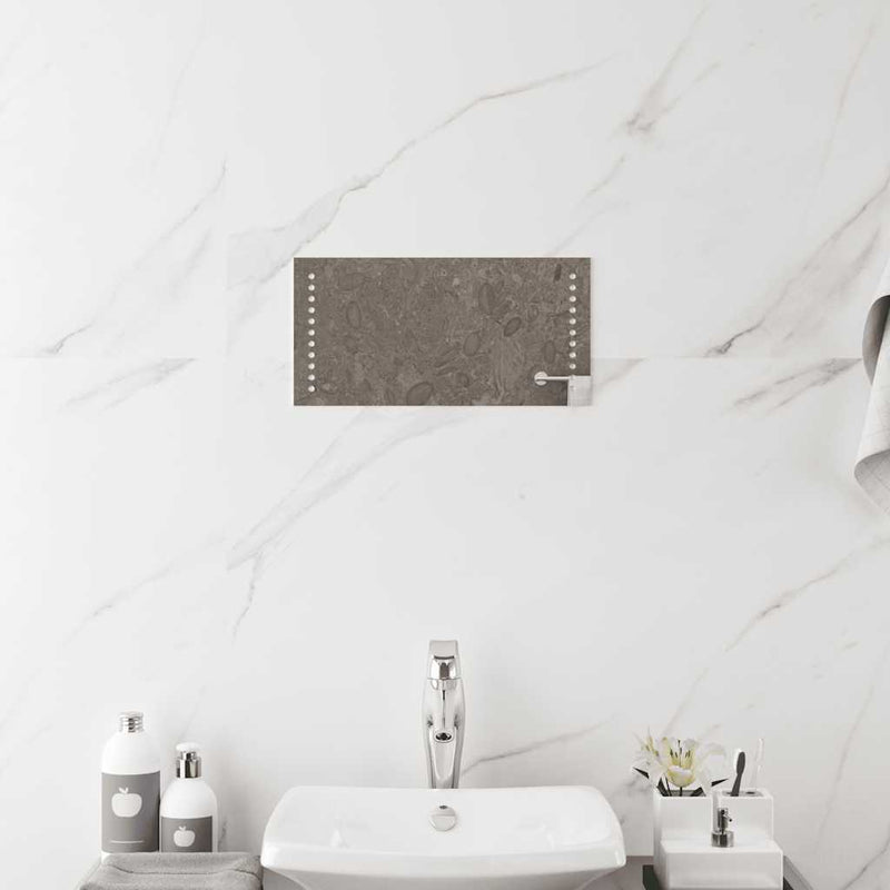 vidaXL LED-es fürdőszobatükör 40 x 20 cm
