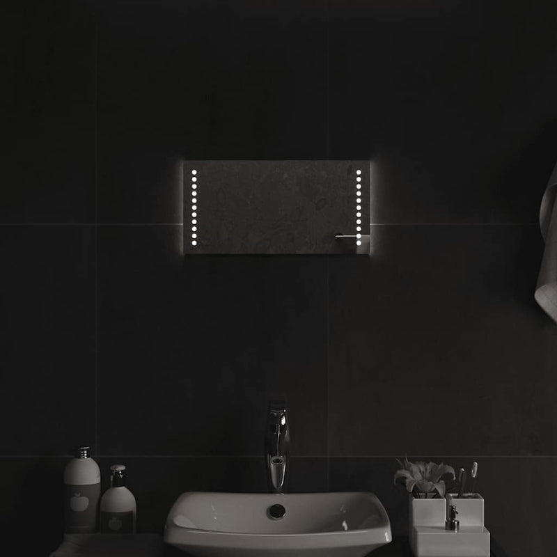vidaXL LED-es fürdőszobatükör 40 x 20 cm