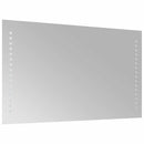 vidaXL LED-es fürdőszobatükör 50x30 cm