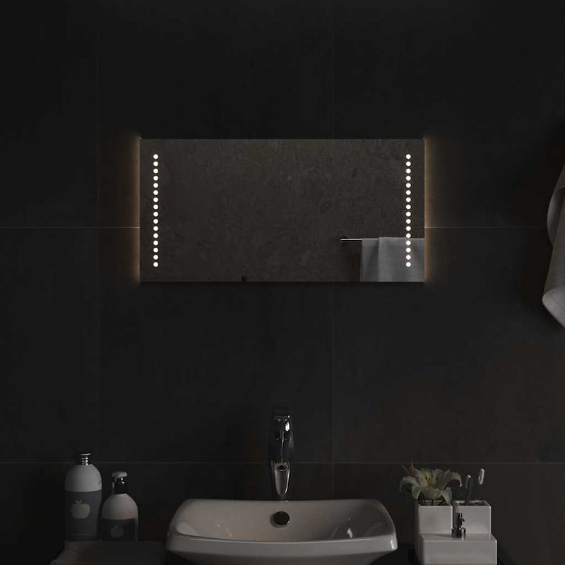 vidaXL LED-es fürdőszobatükör 60x30 cm