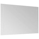 vidaXL LED-es fürdőszobatükör 60x40 cm