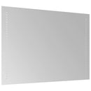 vidaXL LED-es fürdőszobatükör 70x50 cm