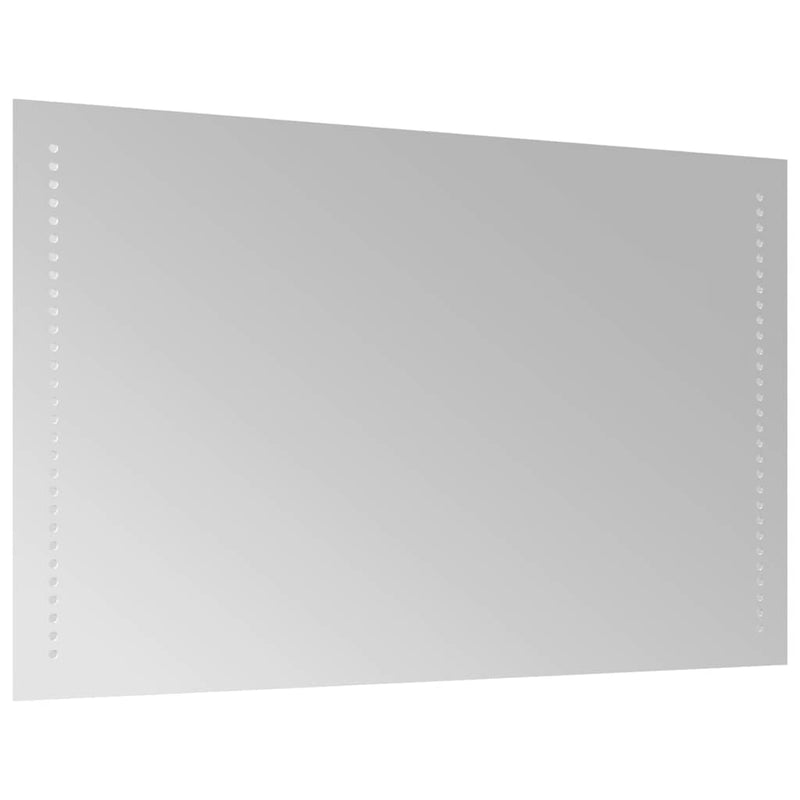 vidaXL LED-es fürdőszobatükör 80 x 50 cm