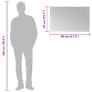 vidaXL LED-es fürdőszobatükör 80 x 50 cm