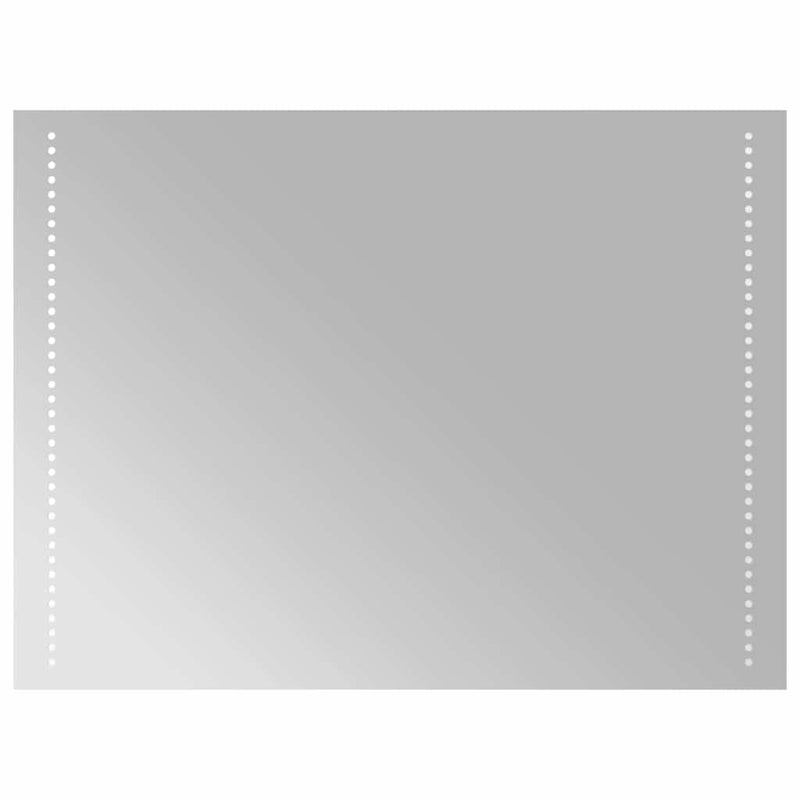 vidaXL LED-es fürdőszobatükör 80x60 cm