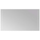 vidaXL LED-es fürdőszobatükör 90x50 cm