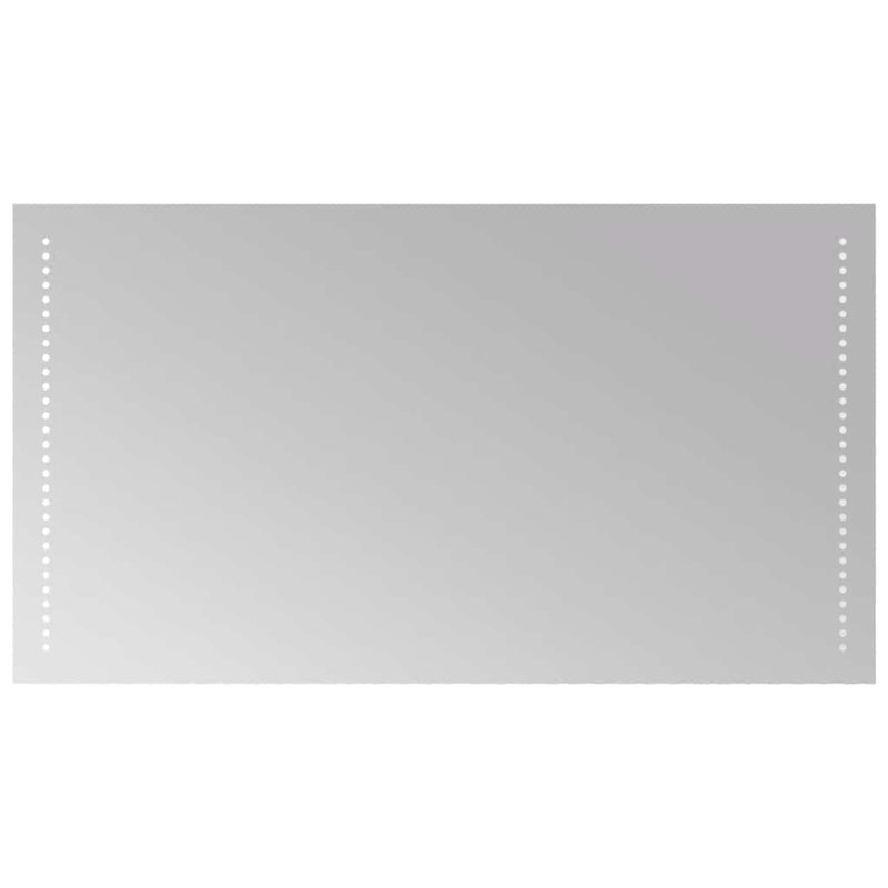 vidaXL LED-es fürdőszobatükör 90x50 cm