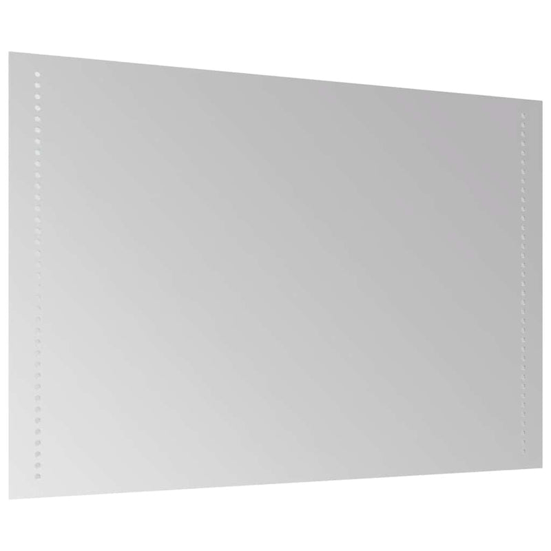vidaXL LED-es fürdőszobatükör 90x60 cm