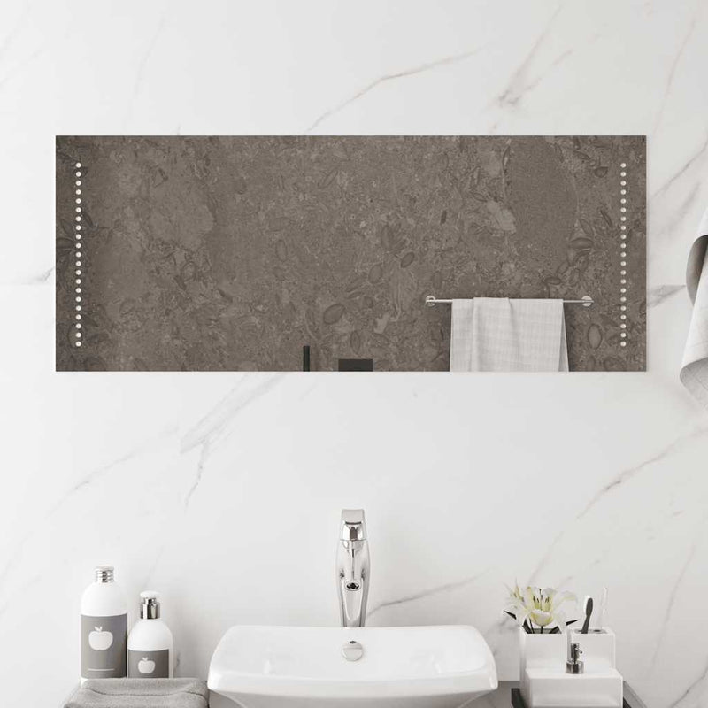 vidaXL LED-es fürdőszobatükör 100x40cm