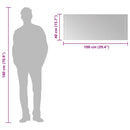 vidaXL LED-es fürdőszobatükör 100x40cm