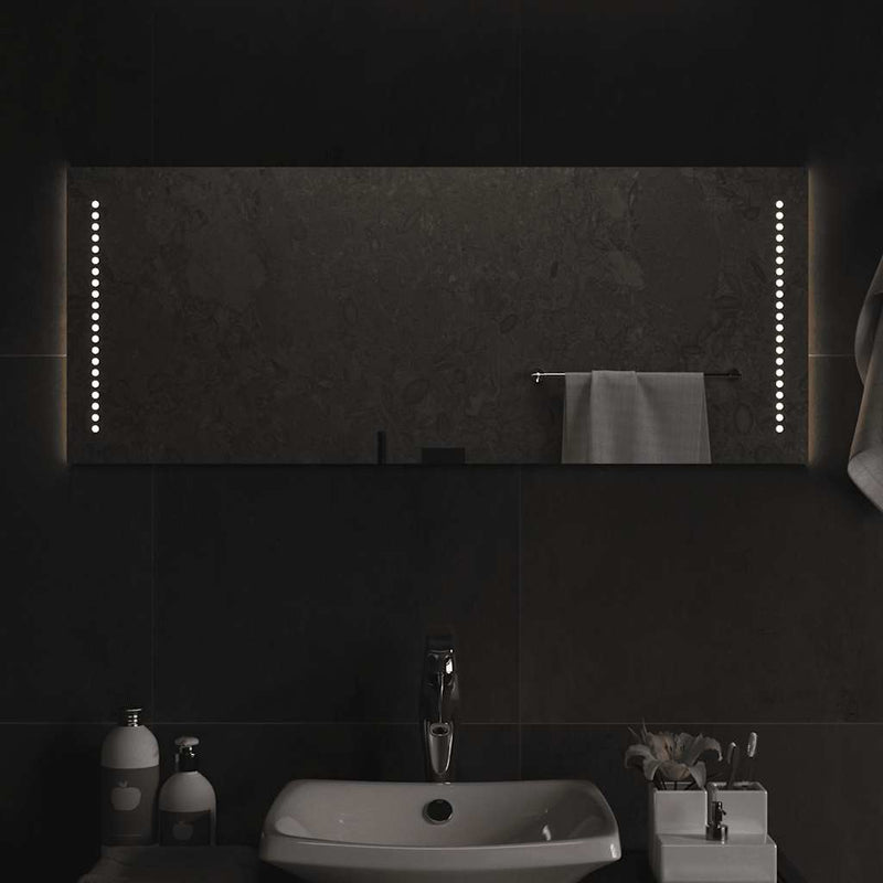 vidaXL LED-es fürdőszobatükör 100x40cm