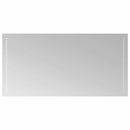vidaXL LED-es fürdőszobatükör 100x50 cm