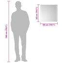 vidaXL LED-es fürdőszobatükör 50x50 cm