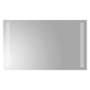 vidaXL LED-es fürdőszobatükör 50x30 cm