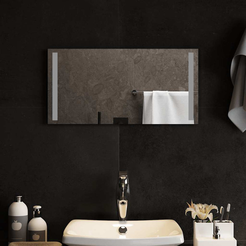 vidaXL LED-es fürdőszobatükör 60x30 cm