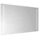 vidaXL LED-es fürdőszobatükör 60x30 cm