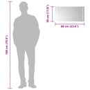 vidaXL LED-es fürdőszobatükör 60x30 cm