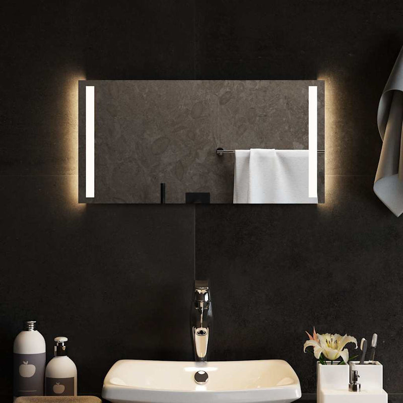 vidaXL LED-es fürdőszobatükör 60x30 cm