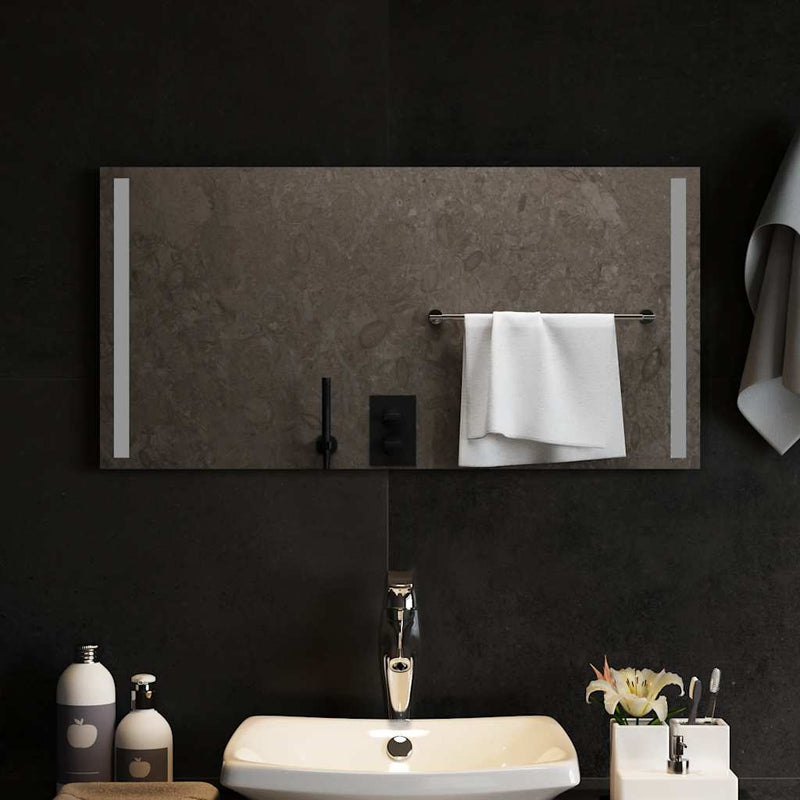 vidaXL LED-es fürdőszobatükör 80 x 40 cm