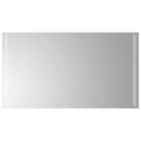 vidaXL LED-es fürdőszobatükör 90x50 cm