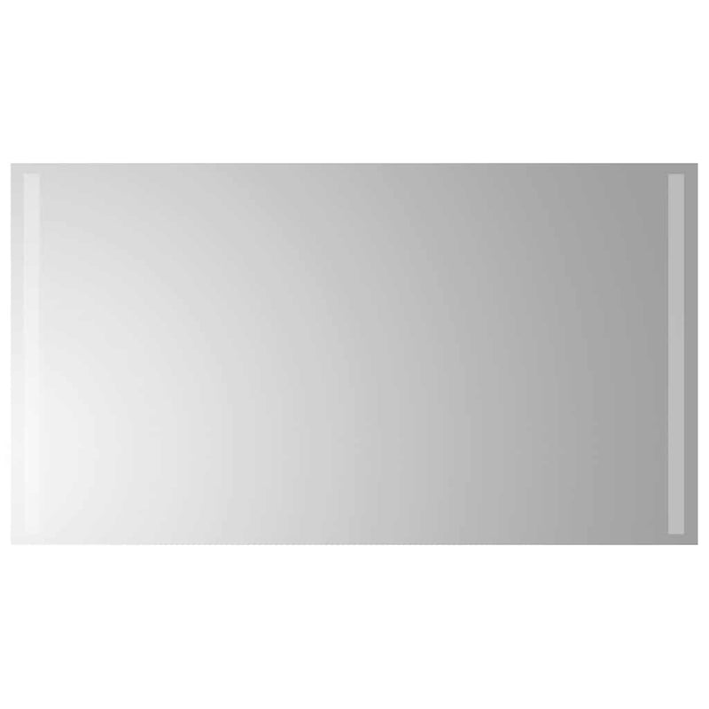 vidaXL LED-es fürdőszobatükör 90x50 cm