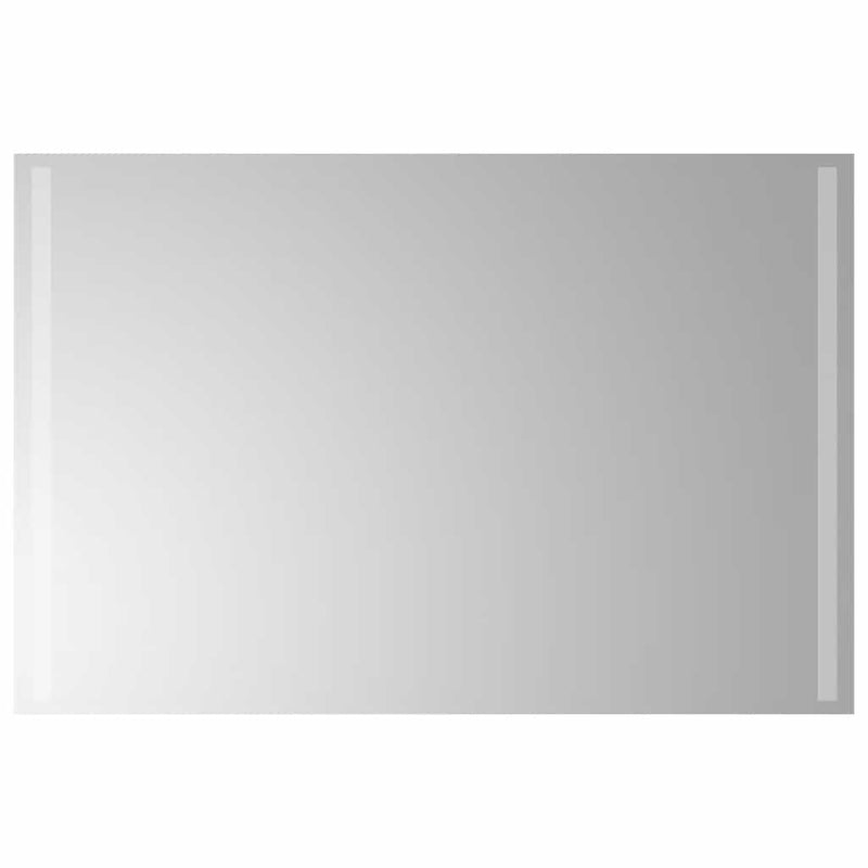 vidaXL LED-es fürdőszobatükör 90x60 cm