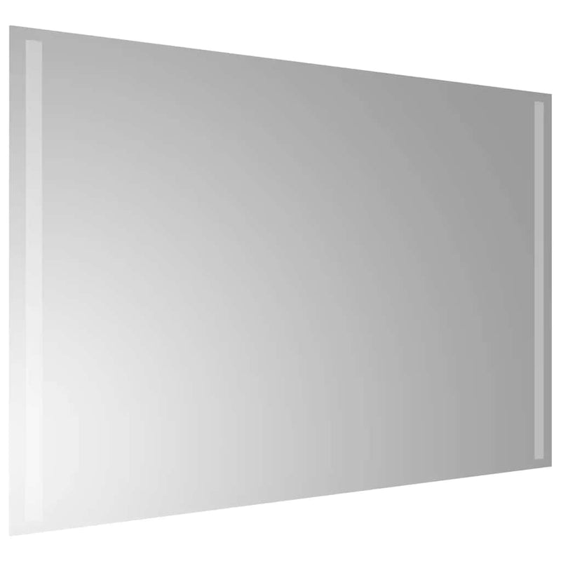 vidaXL LED-es fürdőszobatükör 90x60 cm