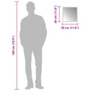 vidaXL LED-es fürdőszobatükör 30x30 cm