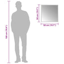 vidaXL LED-es fürdőszobatükör 50x50 cm